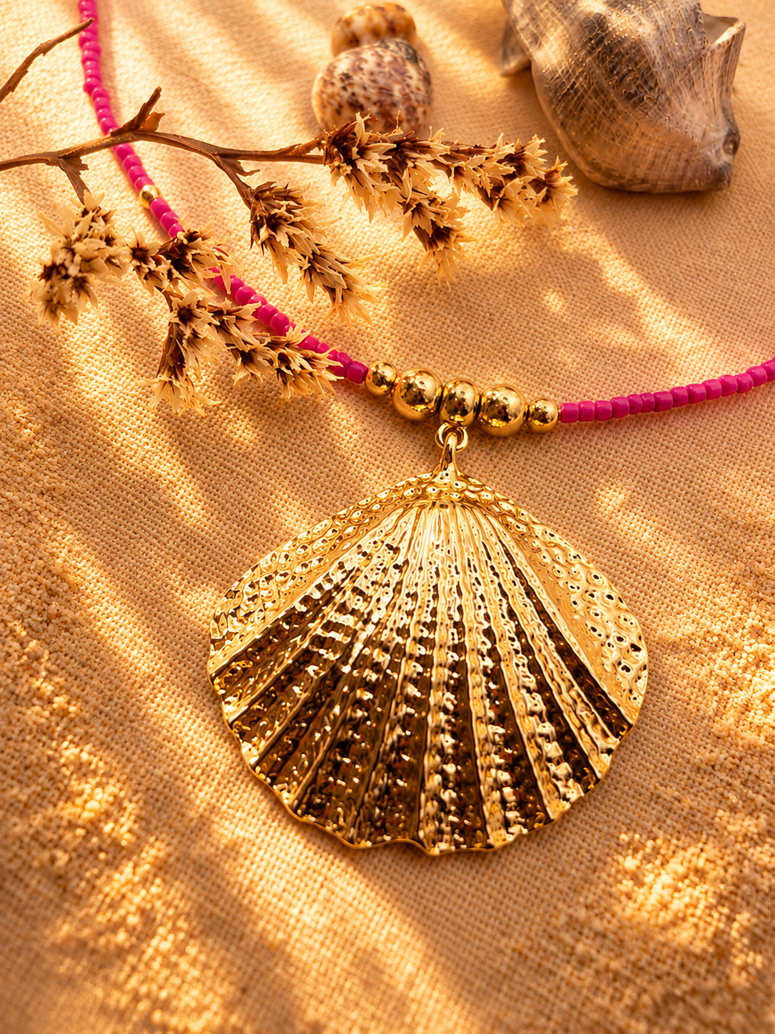 Sunset Shell Necklace