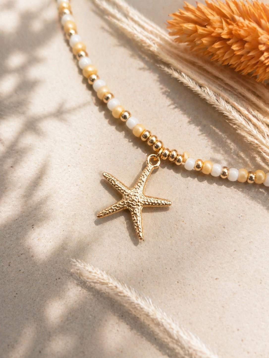 Laatste item🔥 - Zomerse ketting met zeester – 47 cm – beach vibe