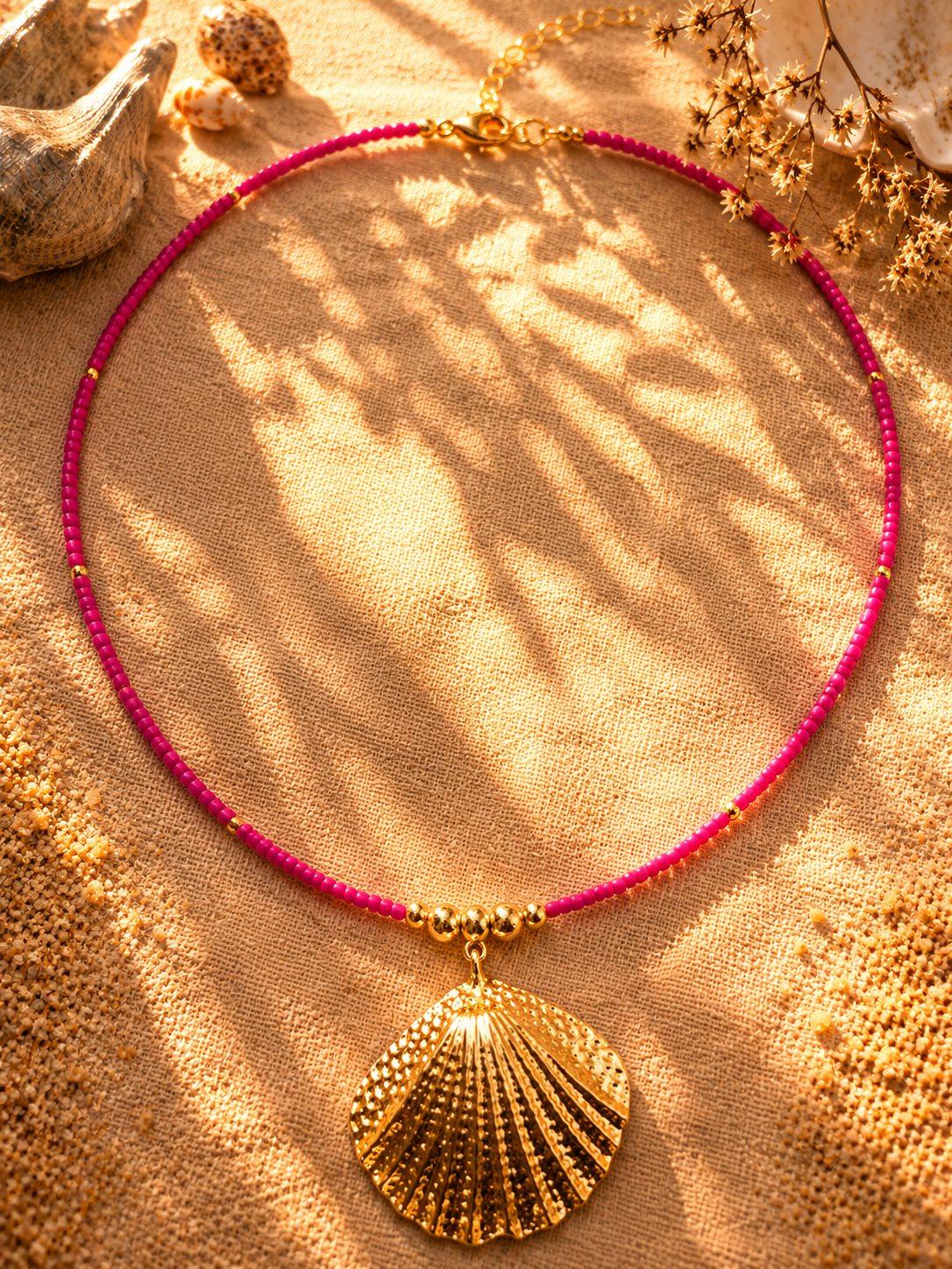 Sunset Shell Necklace